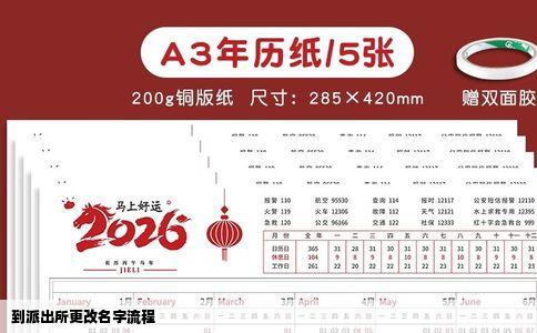 到派出所更改名字流程