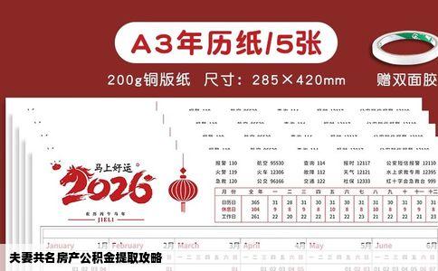 夫妻共名房产公积金提取攻略