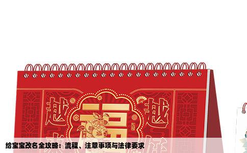 给宝宝改名全攻略：流程、注意事项与法律要求