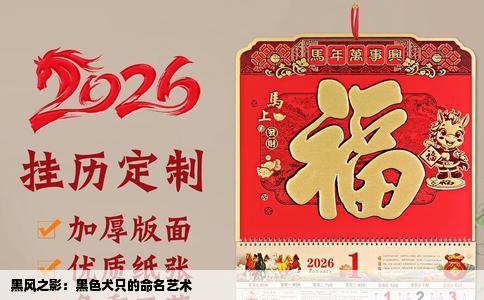 黑风之影：黑色犬只的命名艺术