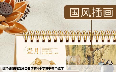 哪个动漫的女角色名字有4个字其中有个琉字