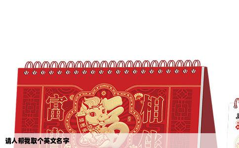 请人帮我取个英文名字