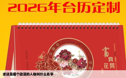 求这是哪个动漫的人物叫什么名字