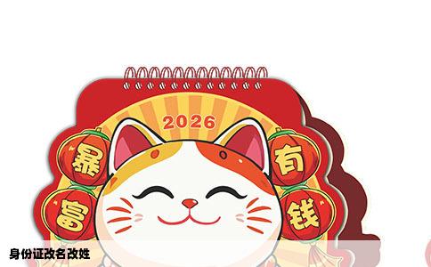 身份证改名改姓