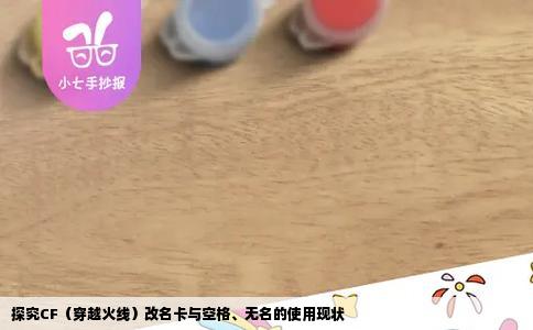 探究CF（穿越火线）改名卡与空格、无名的使用现状