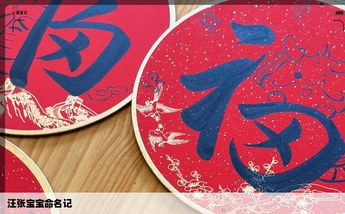 汪张宝宝命名记
