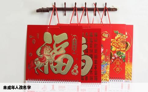 未成年人改名字