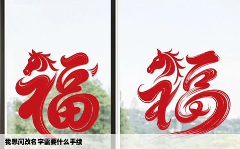 我想问改名字需要什么手续