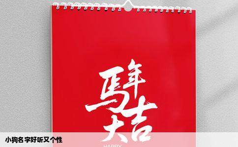 小狗名字好听又个性